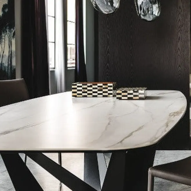 Tavolo Skorpio Keramik - Cattelan Italia